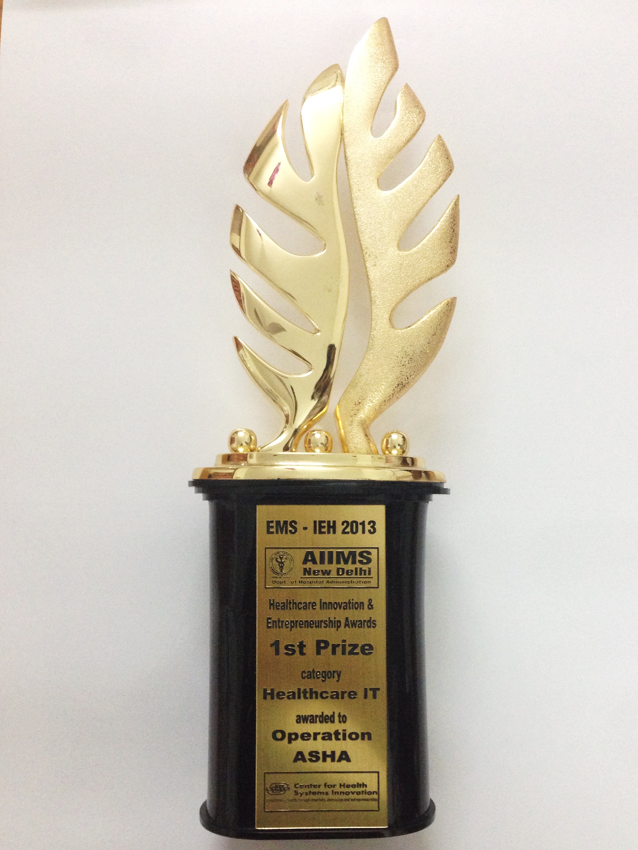 Operation ASHA Won An Award Under The Category “Innovation & Entrepreneurship In Healthcare IT”